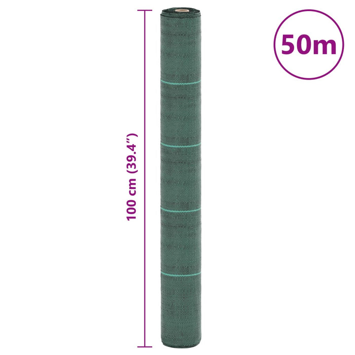 Membrană antiburuieni, verde, 1x50 m, PP - WALTI WALTI