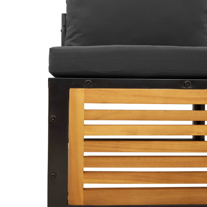 Set de canapele grădină cu perne, 6 piese, lemn masiv acacia - WALTI WALTI