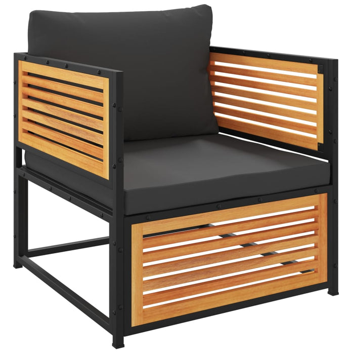 Set canapele grădină cu perne, 7 piese, lemn masiv acacia - WALTI WALTI