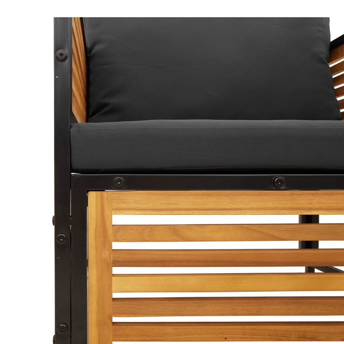 Set canapele grădină cu perne, 7 piese, lemn masiv acacia - WALTI WALTI