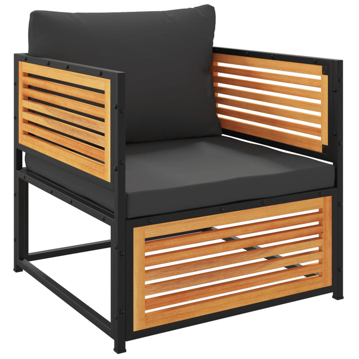 Set canapele grădină cu perne, 7 piese, lemn masiv acacia - WALTI WALTI