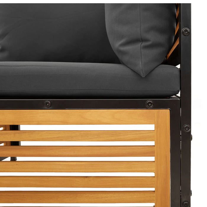 Set de canapele de grădină cu perne 10 piese lemn masiv acacia - WALTI WALTI