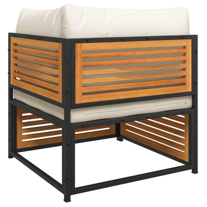 Set canapele grădină cu perne, 7 piese, lemn masiv acacia - WALTI WALTI