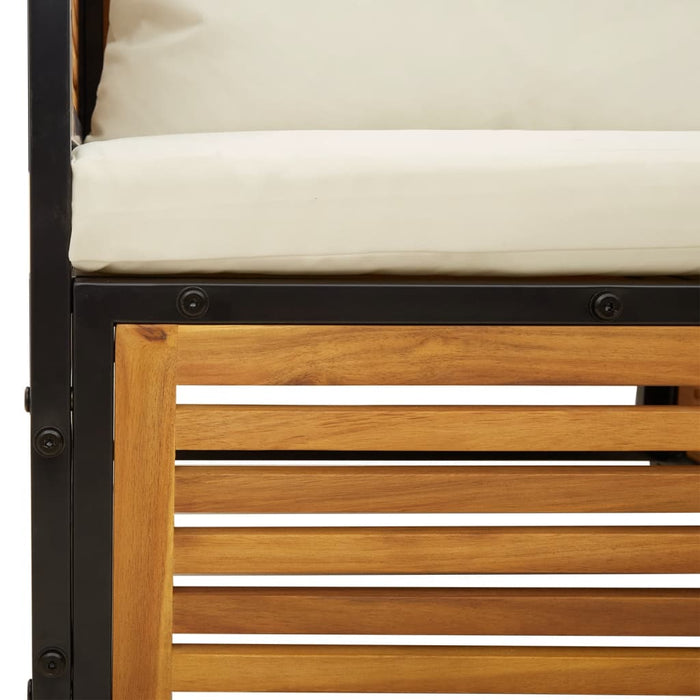 Set canapele grădină cu perne, 7 piese, lemn masiv acacia - WALTI WALTI