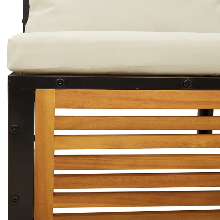 Set de canapele de grădină cu perne, 8 piese, lemn masiv acacia - WALTI WALTI