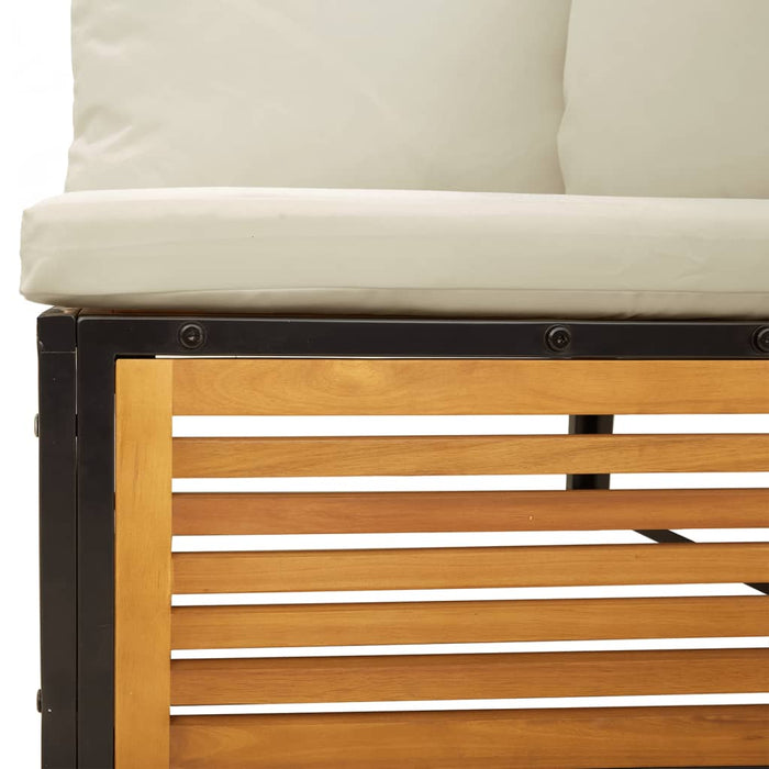 Set canapele grădină cu perne, 7 piese, lemn masiv acacia - WALTI WALTI