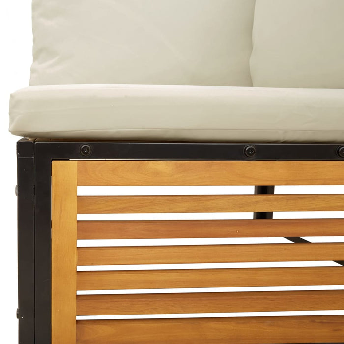 Set de canapele grădină cu perne, 6 piese, lemn masiv acacia - WALTI WALTI