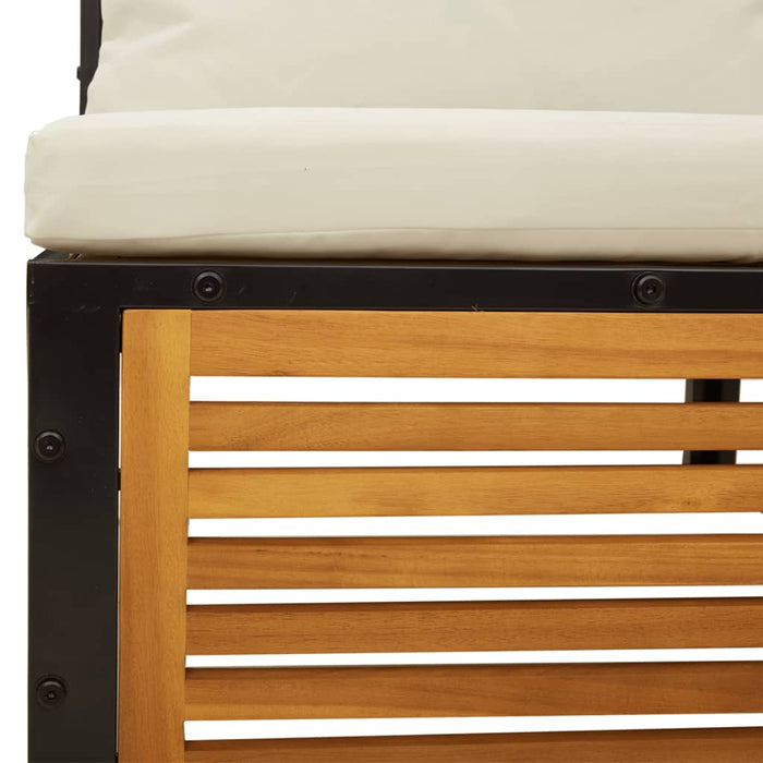 Set de canapele grădină cu perne, 6 piese, lemn masiv acacia - WALTI WALTI