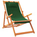 Scaune de plajă pliante, 2 buc., verde, material textil - WALTI WALTI