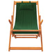 Scaune de plajă pliante, 2 buc., verde, material textil - WALTI WALTI