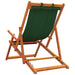 Scaune de plajă pliante, 2 buc., verde, material textil - WALTI WALTI