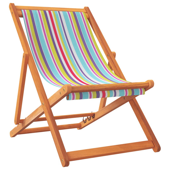 Scaune de plajă pliante, 2 buc., multicolor, material textil - WALTI WALTI