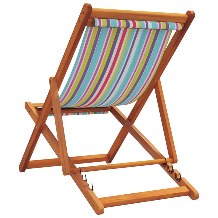 Scaune de plajă pliante, 2 buc., multicolor, material textil - WALTI WALTI