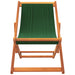 Scaune de plajă pliante, 2 buc., verde, material textil - WALTI WALTI