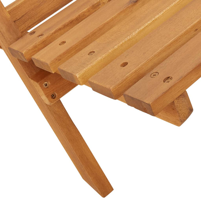 Scaune pliante 8 buc. Material textil albastru și alb și lemn masiv WALTI