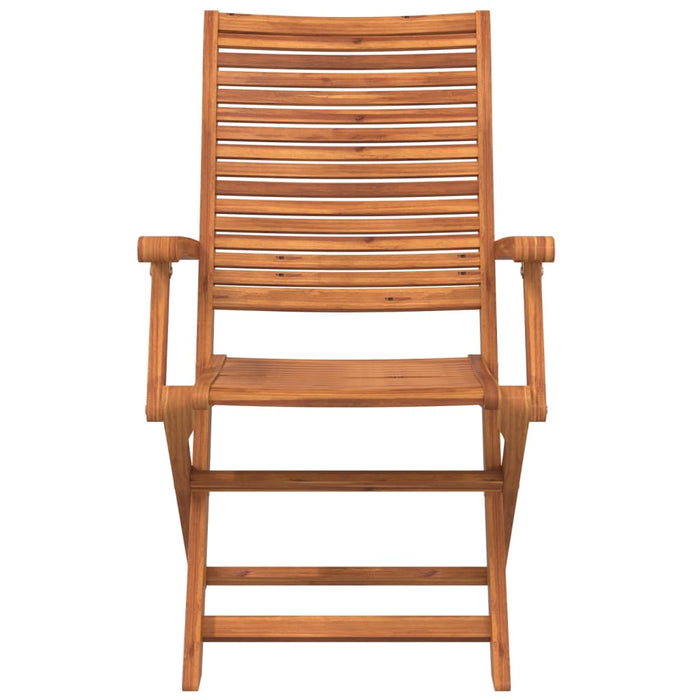 Scaune de grădină pliante, 8 buc. 57x66x95 cm lemn masiv acacia - WALTI WALTI