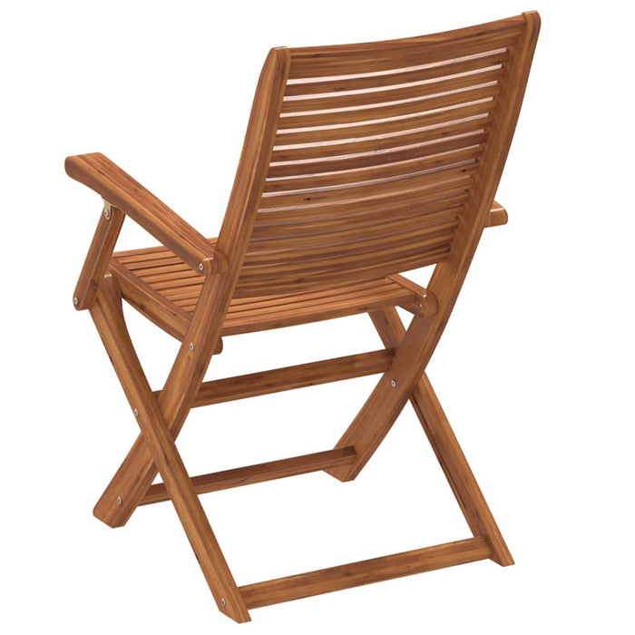 Scaune de grădină pliante, 8 buc. 57x66x95 cm lemn masiv acacia - WALTI WALTI