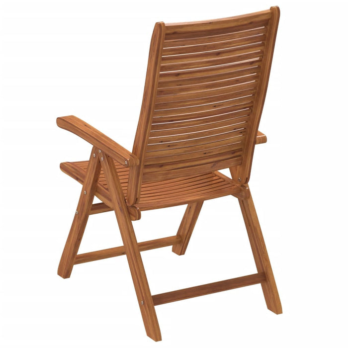 Scaune grădină rabatabile 4 buc. 56x72x107 cm lemn masiv acacia - WALTI WALTI