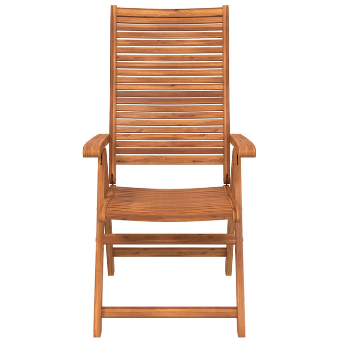 Scaune grădină rabatabile 8 buc. 56x72x107 cm lemn masiv acacia - WALTI WALTI