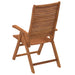 Scaune grădină rabatabile 8 buc. 56x72x107 cm lemn masiv acacia - WALTI WALTI