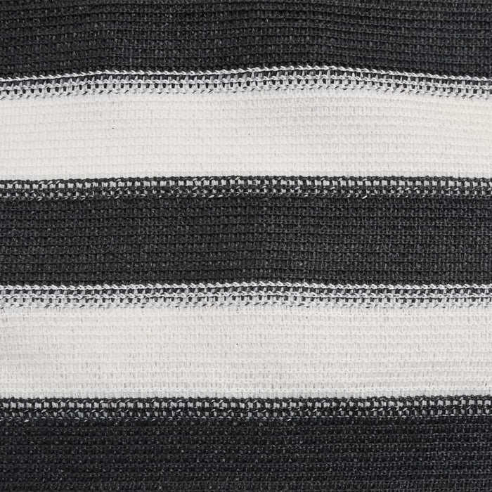 Plasă protecție intimitate antracit/alb 1,2x25 m HDPE 150 g/m² - WALTI WALTI