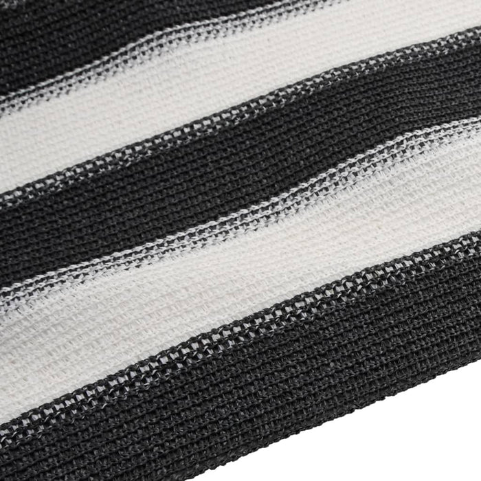 Plasă protecție intimitate antracit/alb 1,5x50 m HDPE 195 g/m² - WALTI WALTI