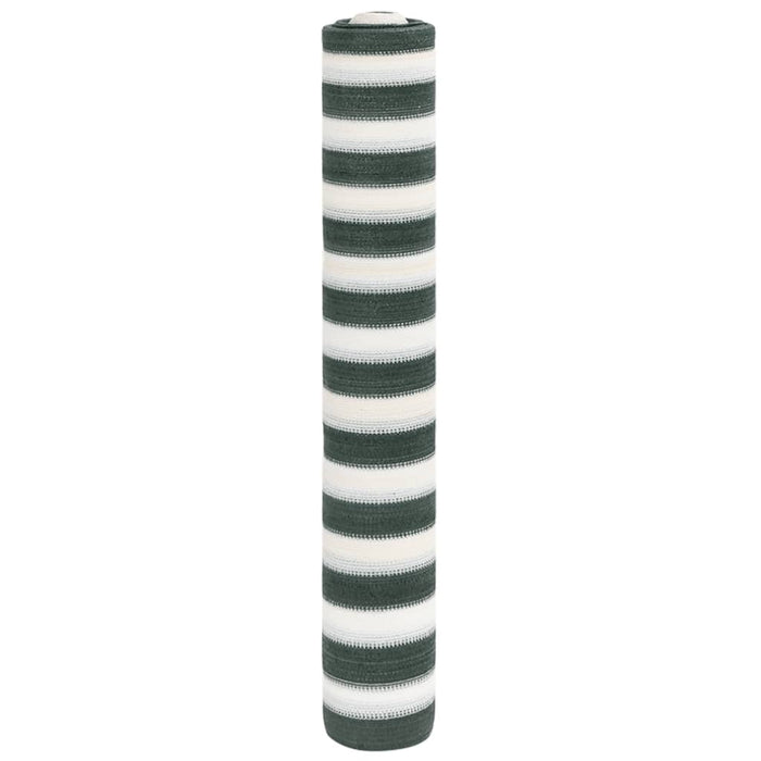 Plasă protecție intimitate, verde/alb, 1x25 m, HDPE, 75 g/m² - WALTI WALTI