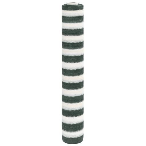 Plasă protecție intimitate, verde/alb, 1x50 m, HDPE, 75 g/m² - WALTI WALTI