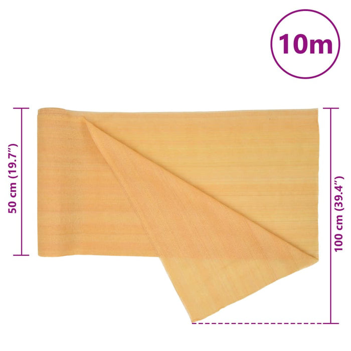 Plasă protecție intimitate, nisipiu, 1x10 m, HDPE, 75 g/m² - WALTI WALTI