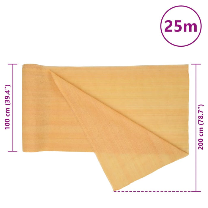 Plasă protecție intimitate, 2x25 m, HDPE, 75 g/m² - WALTI WALTI