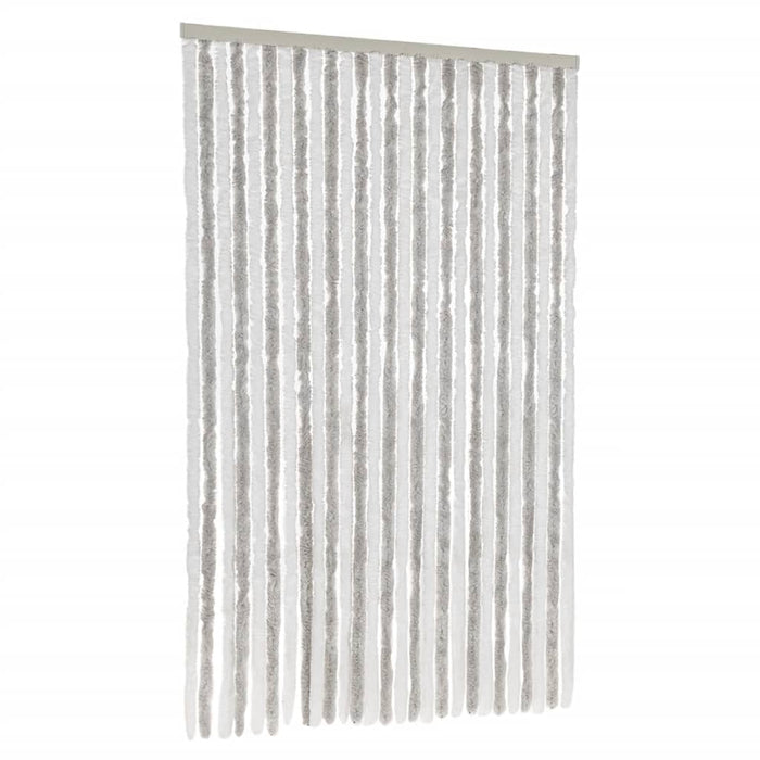 Perdea pentru insecte, gri deschis și alb, 118x220 cm, chenille - WALTI WALTI