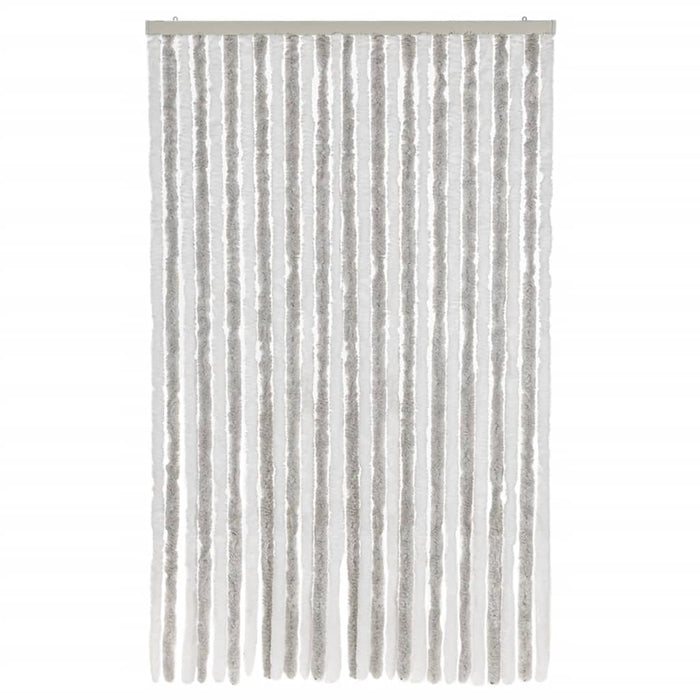 Perdea pentru insecte, gri deschis și alb, 118x220 cm, chenille - WALTI WALTI