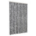Perdea pentru insecte, gri și negru, 118x220 cm, chenille - WALTI WALTI