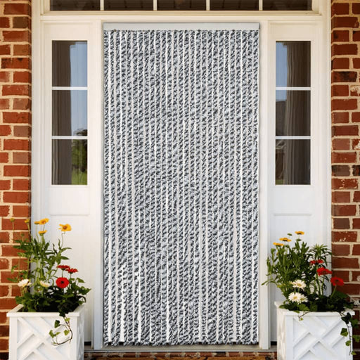 Perdele pentru insecte, gri și alb/negru, 118x220 cm, chenille - WALTI WALTI
