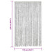 Perdea pentru insecte, gri, 118x220 cm, chenille - WALTI WALTI