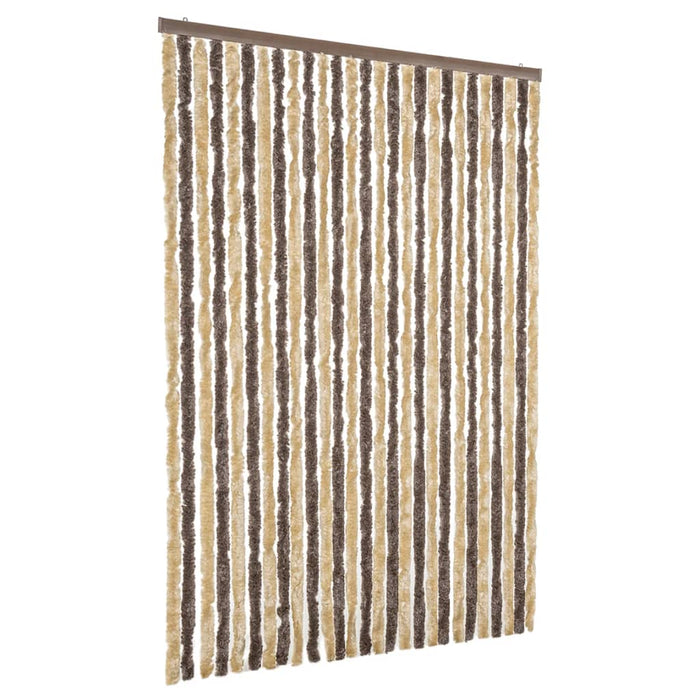 Perdea pentru insecte, maro închis și bej, 118x220 cm, chenille - WALTI WALTI