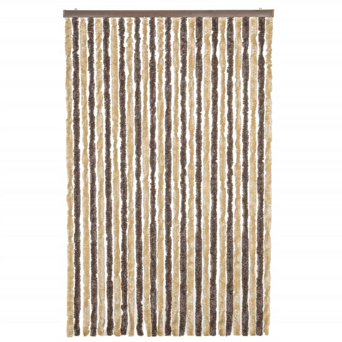 Perdea pentru insecte, maro închis și bej, 118x220 cm, chenille - WALTI WALTI