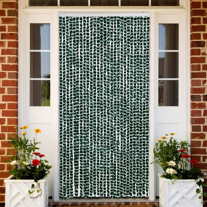 Perdea pentru insecte, verde și alb, 118x220 cm, chenille - WALTI WALTI