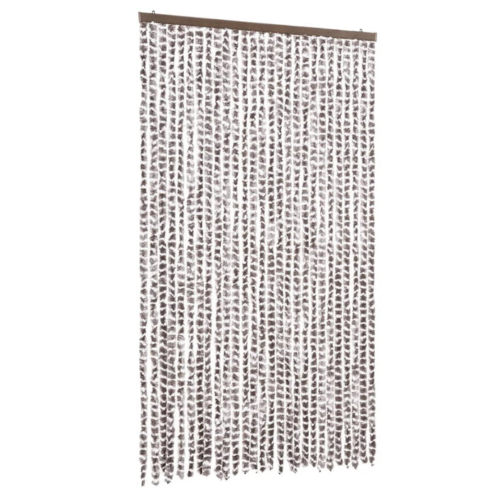 Perdea pentru insecte, gri taupe și alb, 118x220 cm, chenille - WALTI WALTI