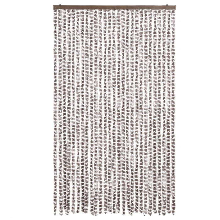 Perdea pentru insecte, gri taupe și alb, 118x220 cm, chenille - WALTI WALTI