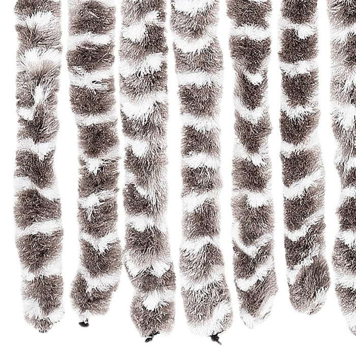Perdea pentru insecte, gri taupe și alb, 118x220 cm, chenille - WALTI WALTI