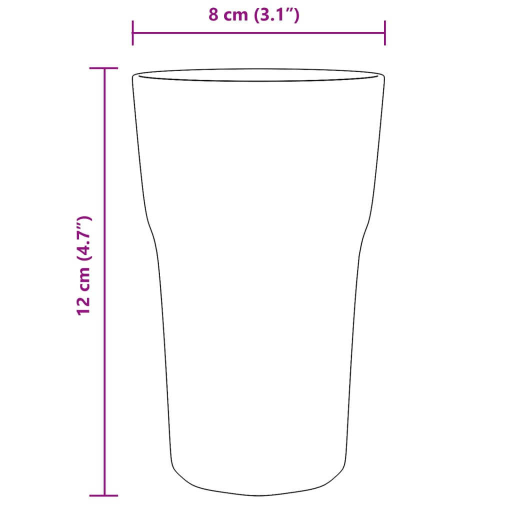 Pahare de bere, 6 buc., 295 ml - WALTI