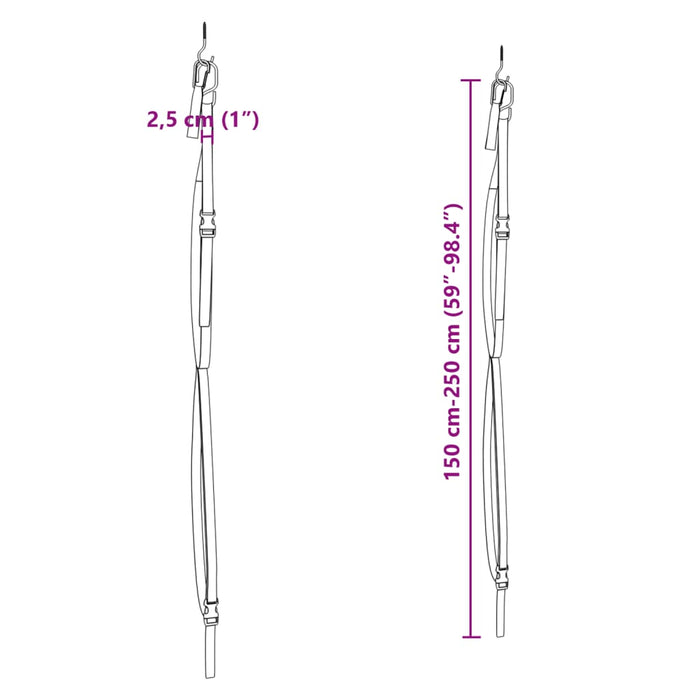 Curele depozitare duble de caiac, cu cleme pentru vâsle, 50 kg - WALTI WALTI