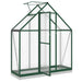 Sere cu cadru de bază, verde, 169x58x202 cm, aluminiu - WALTI WALTI