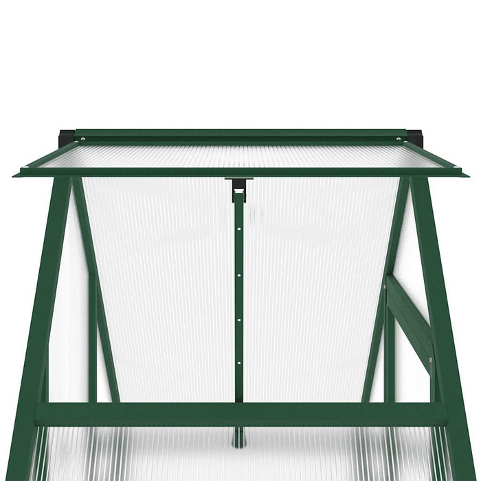 Sere cu cadru de bază, verde, 169x58x202 cm, aluminiu - WALTI WALTI