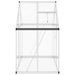 Sere cu cadru de bază, argintiu, 169x114x195 cm, aluminiu - WALTI WALTI