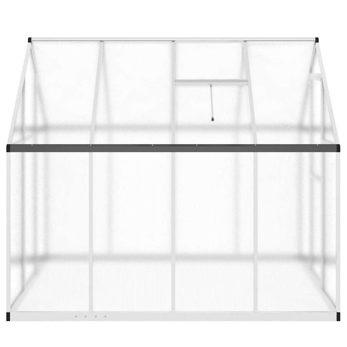 Sere cu cadru de bază, argintiu, 224x169x195 cm, aluminiu - WALTI WALTI