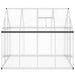 Sere cu cadru de bază, argintiu, 224x169x195 cm, aluminiu - WALTI WALTI