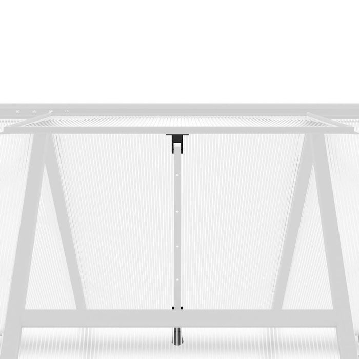 Sere cu cadru de bază, argintiu, 224x169x195 cm, aluminiu - WALTI WALTI