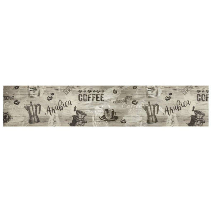 Covor de bucătărie lavabil Coffee, gri, 60x300 cm, catifea WALTI